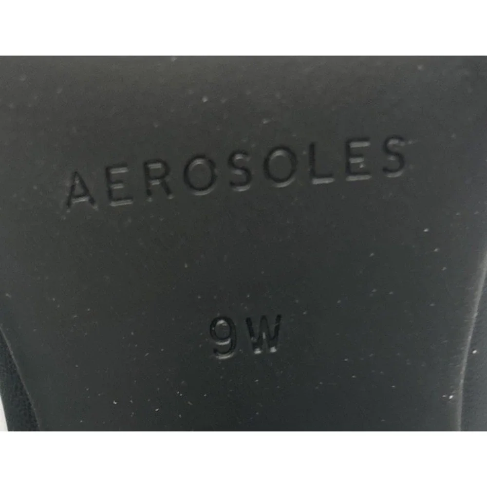 Aerosoles Miley Black Mid-Calf Ankle Booties Boots Size 9 Wide 9W NIB